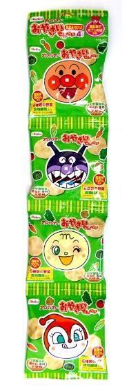 日本Befco栗山 麵包超人 野菜米餅(40g/4連包)