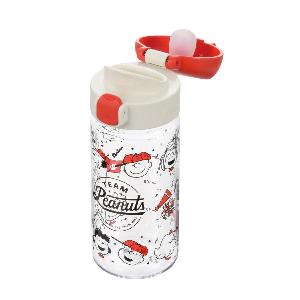 日本 Richell SNOOPY 直飲式學習兩用水杯240ml(紅色)