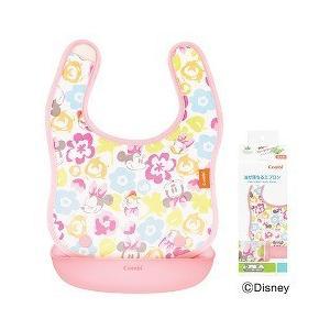 日本Combi Baby Label 防油圍兜-Minnie & Daisy