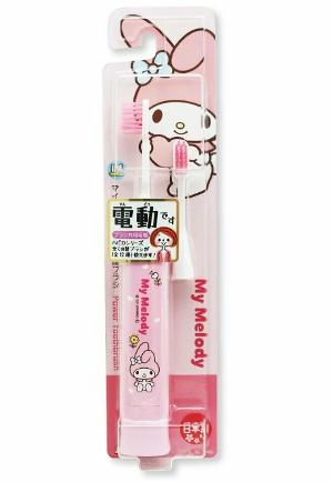 日本-阿卡醬 Akachan Minimum Hapica Hello Kitty 電動牙刷附刷頭2支