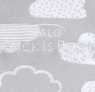 HALO 防窒息2合1包被睡袋( 灰雲朵 /純綿)
