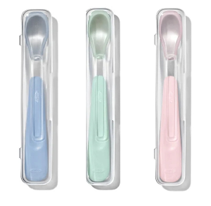 OXO Tot - 隨身行嬰兒用匙連盒(3色)