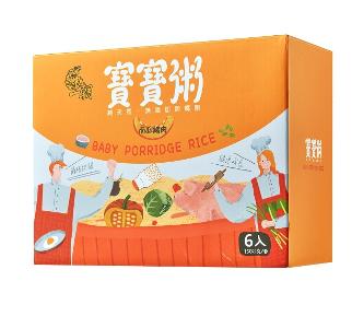 寶寶粥 (南瓜豬肉) 台灣製 150克 x 6包