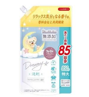  熊寶貝 Farfa Story Dreamy 無添加嬰兒洗衣液 花香味 補充裝 850g