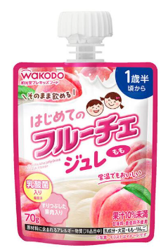 啫喱飲品 - 水蜜桃乳酪 70g 18m+