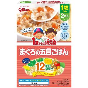 Glico 1歲起嬰兒 飯餐 (金槍魚五目) 110g x 2包