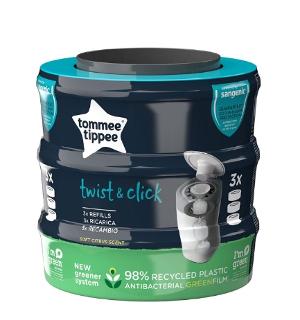 英國 Tommee Tippee 尿片處理桶抗菌膠卷 (3個裝)