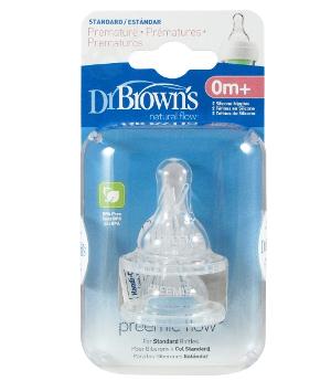 Dr. Brown's 標準奶嘴 (2個裝)