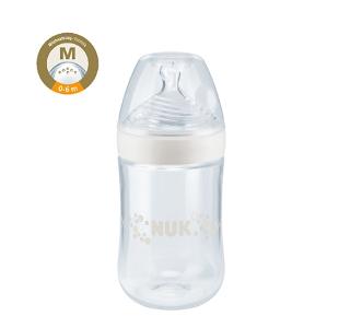 德國 NUK 自然母感寬口印花PP奶樽 260ML(0-6m)