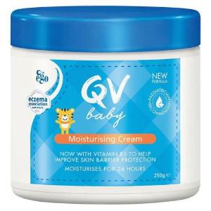 澳洲 EGO QV 24小時溫和滋潤嬰幼兒保濕潤膚面霜250g